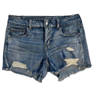 American Eagle Outfitters Distressed Denim Women Shorts
